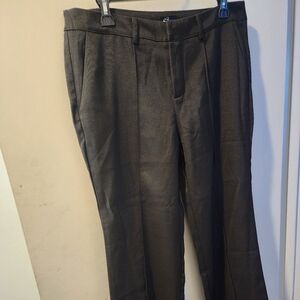 NWT PANTS SIZE LARGE ZIPPER FRONT SIMI WIDE BY ALPHA AND OMEGA